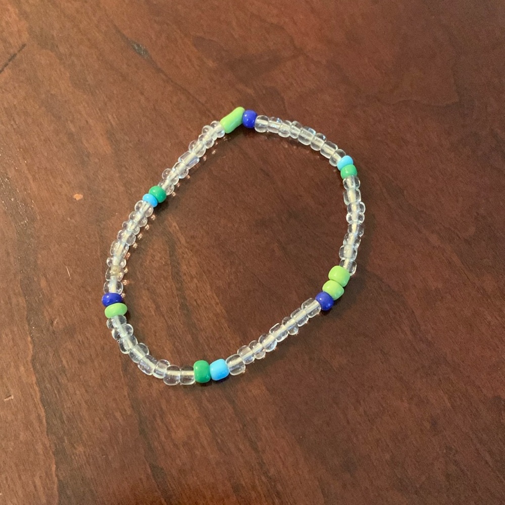 glass beads bracelet
